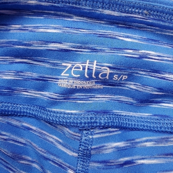 Zella Blue Athletic Legging Small - Picture 4 of 6